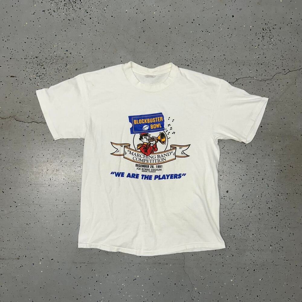 1991 Blockbuster Bowl T-shirt